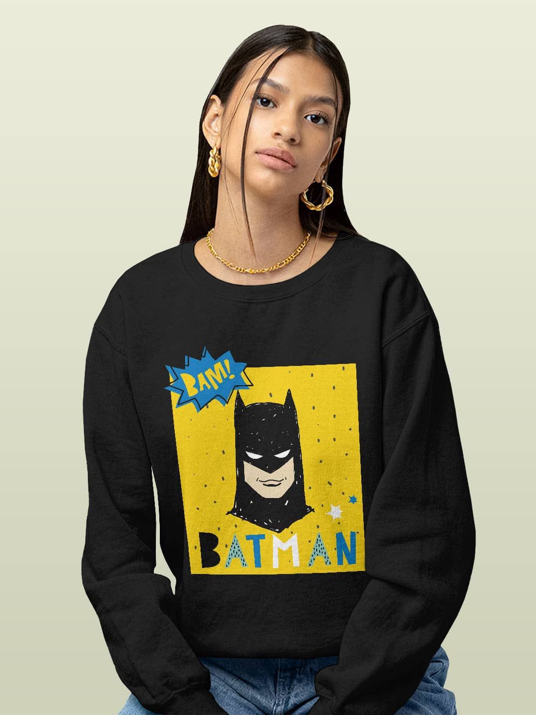 

macmerise Men Printed Sweatshirt, Black