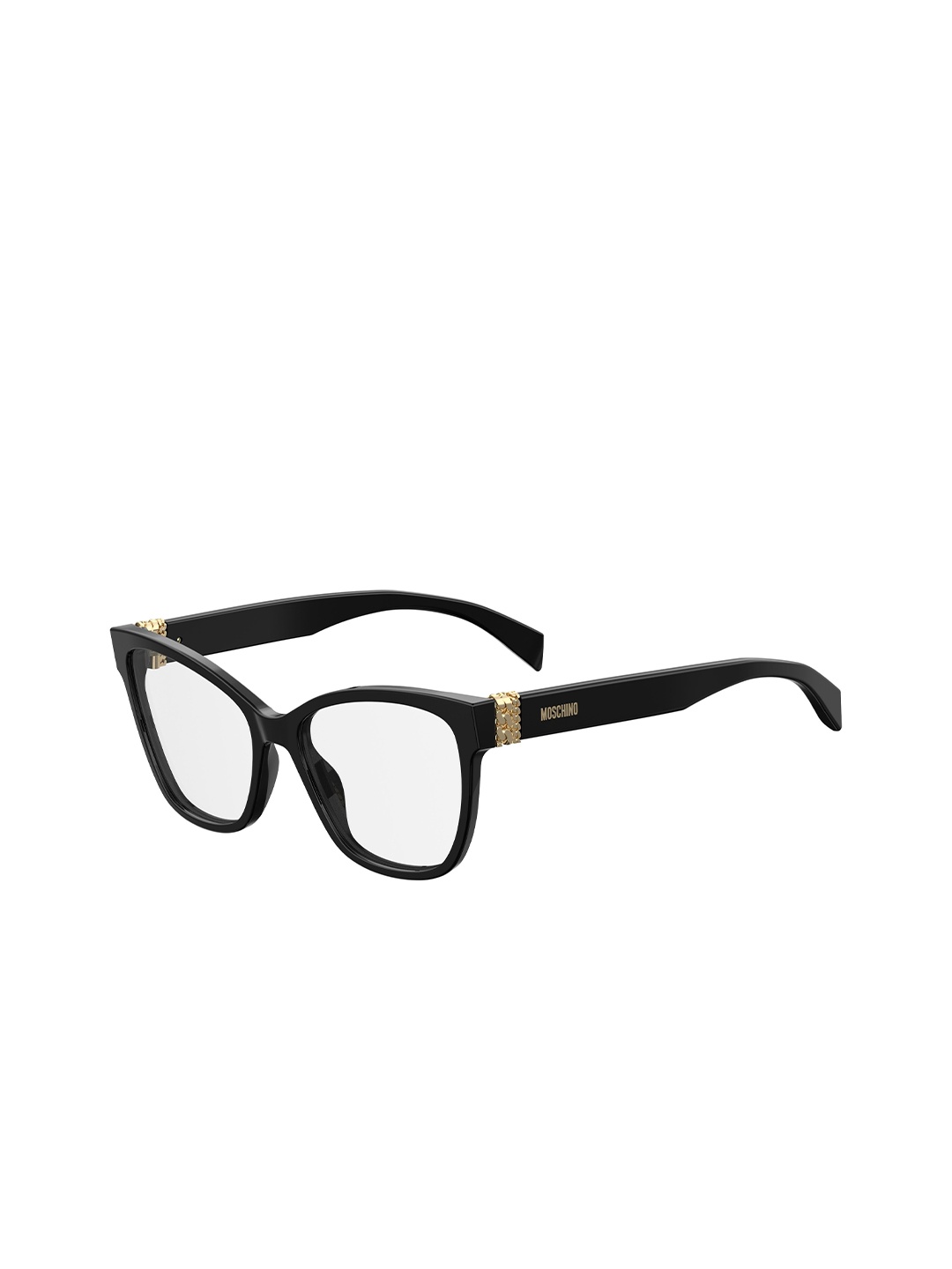 

MOSCHINO Women Full Rim Butterfly Frames, Black