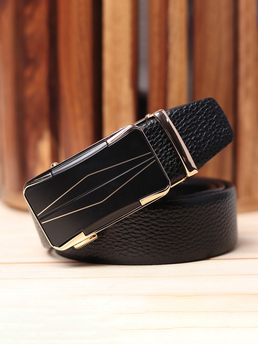 

WINSOME DEAL Men Belt, Black