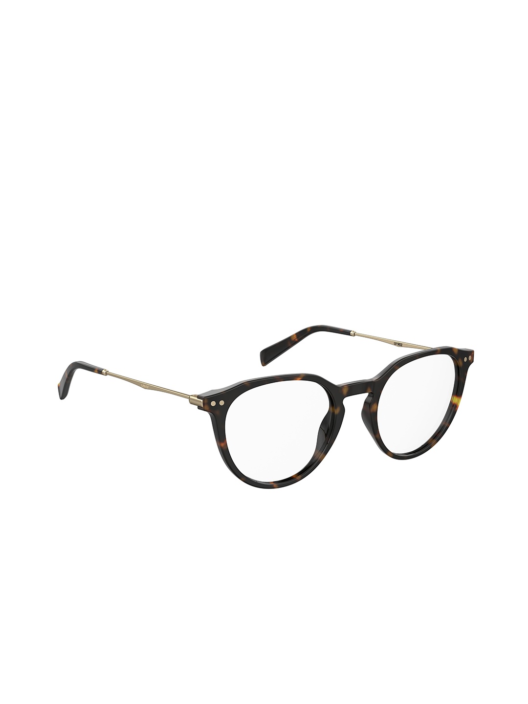 

Levis Women Abstract Rimless Round Frames, Brown