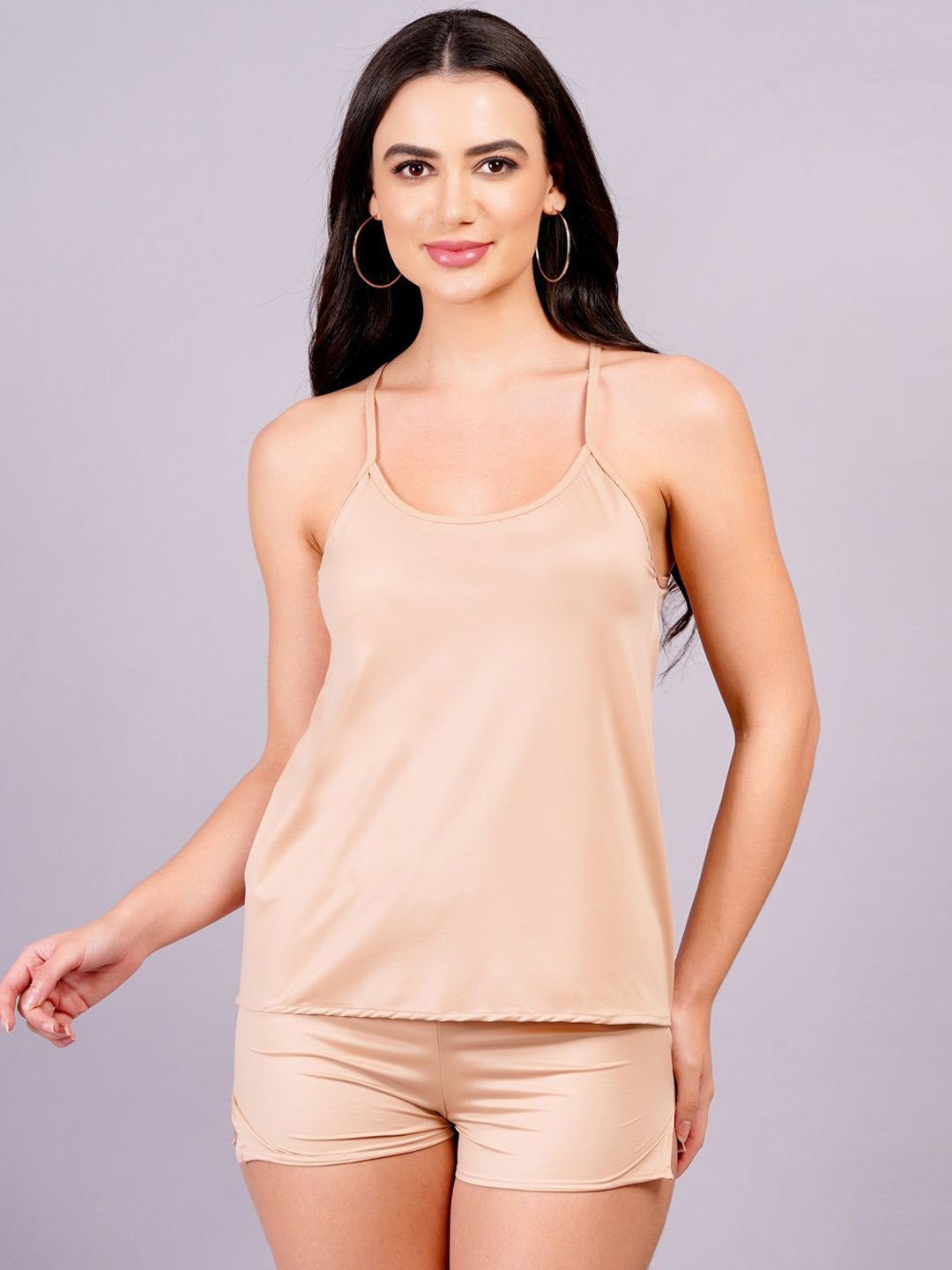 

Fleurt Shoulder Straps Baby Doll, Cream