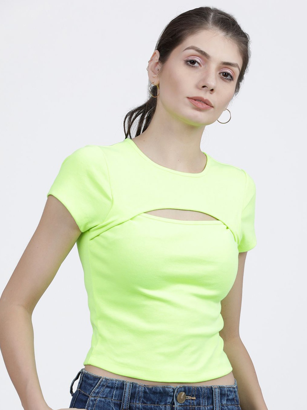 

Tokyo Talkies Cotton Top, Green