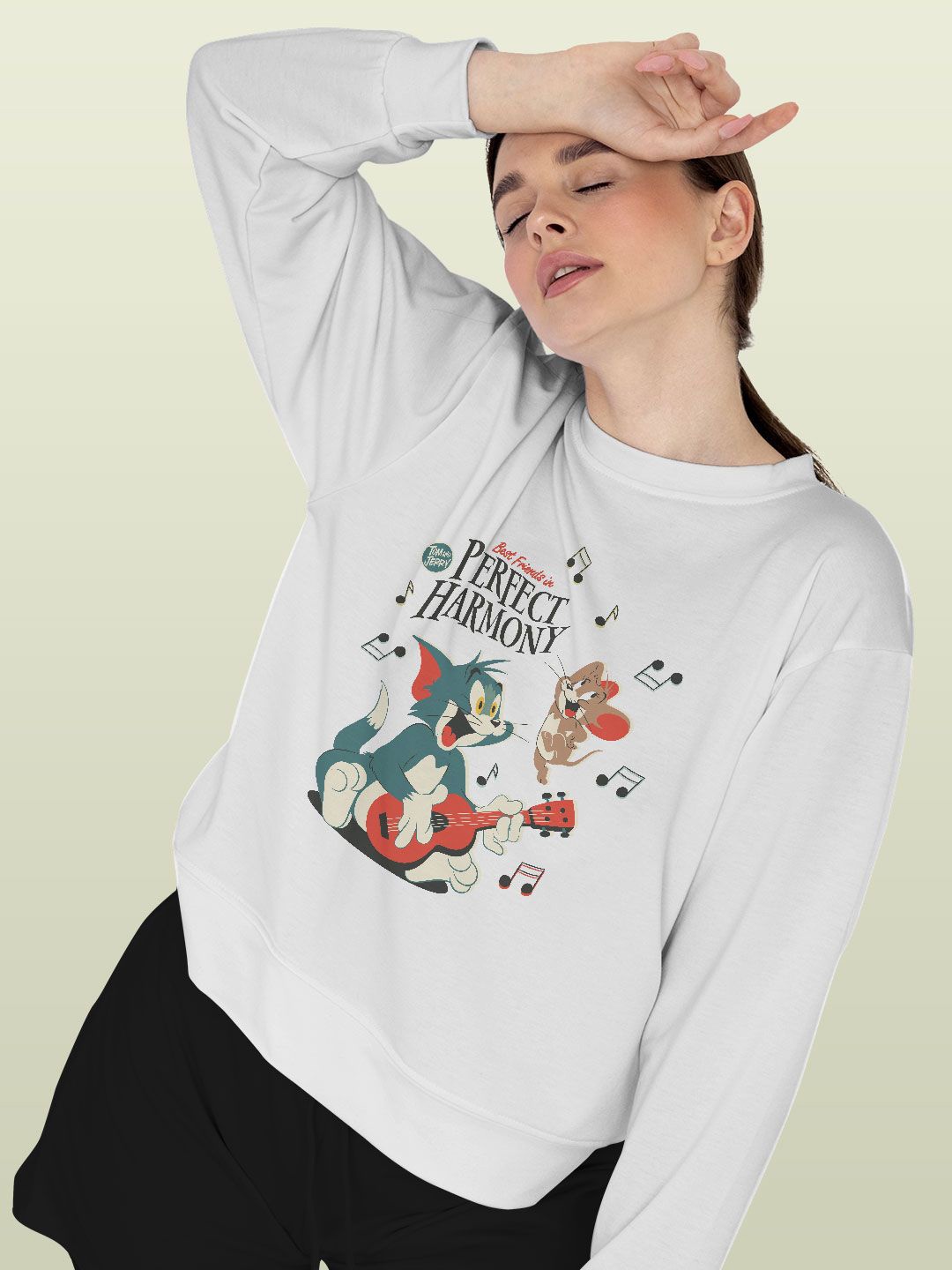 

macmerise Men Printed Sweatshirt, White