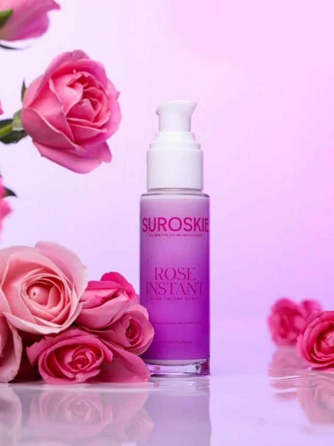 

SUROSKIE Rose Instant Glow Enzyme Face Scrub- 50ml, Purple