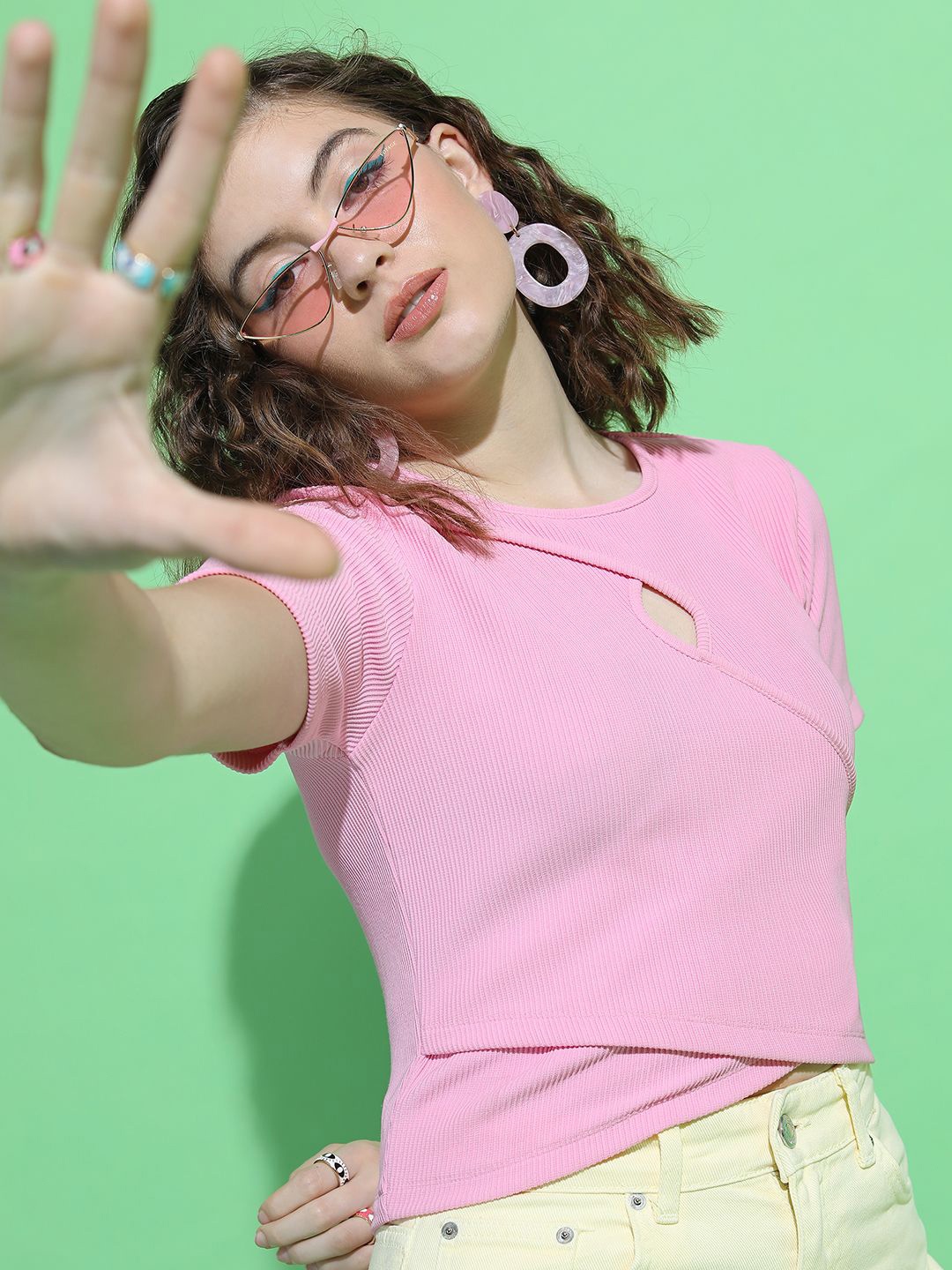 

Tokyo Talkies Top, Pink