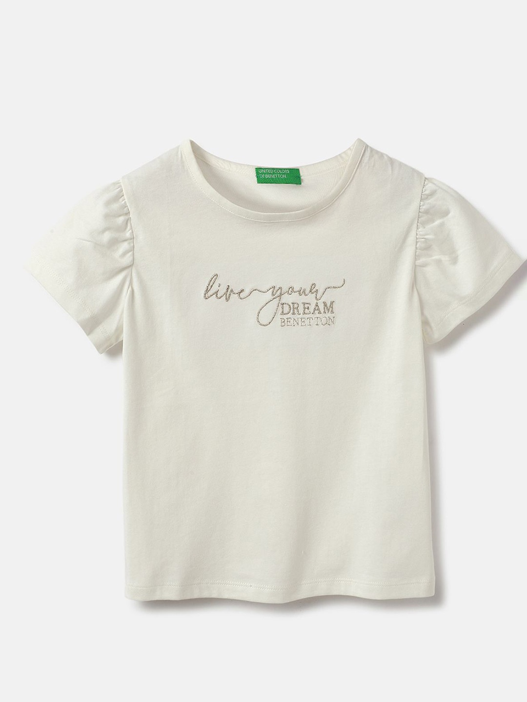 

United Colors of Benetton Cotton Top, White