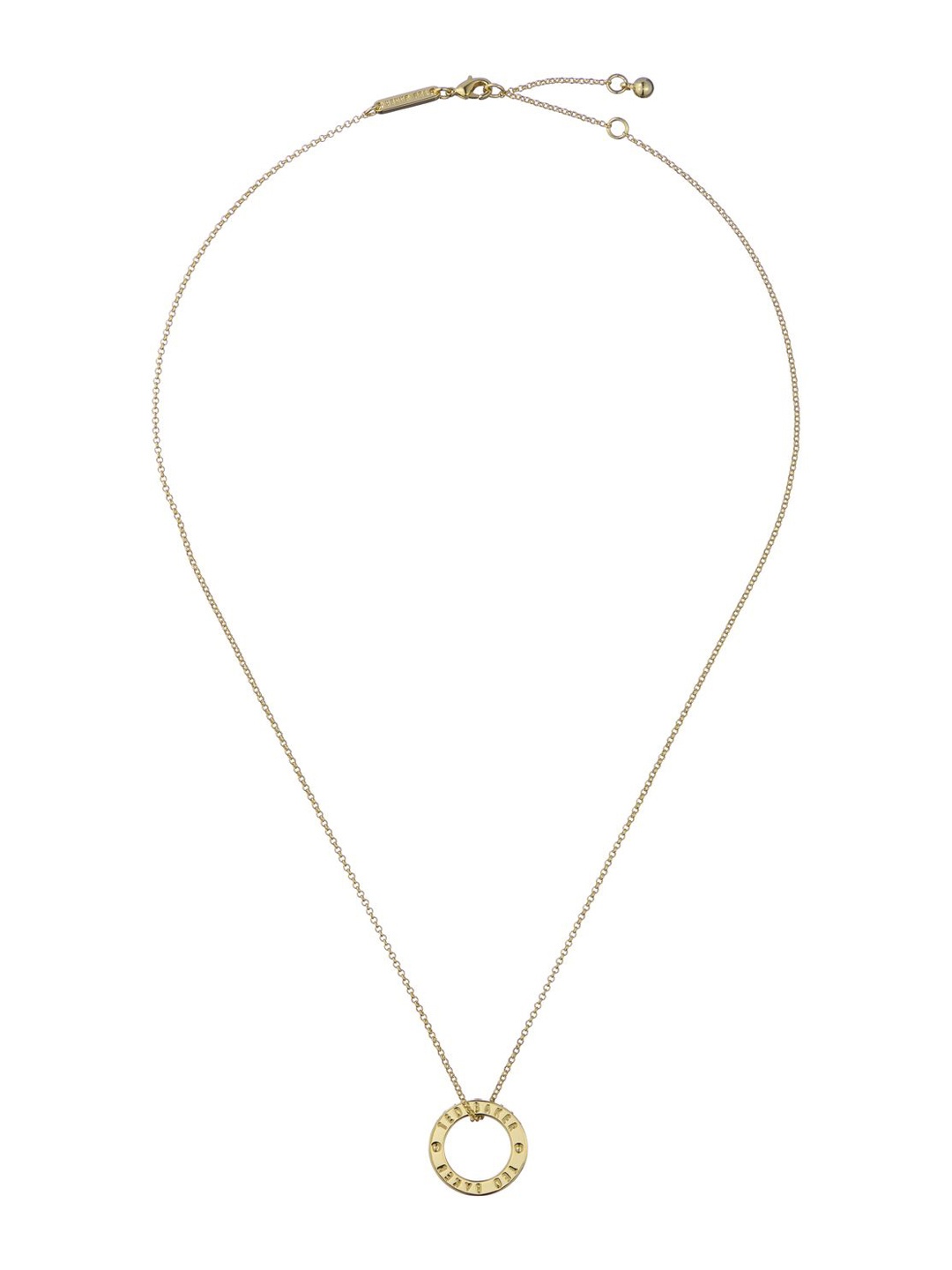 

Ted Baker Gold-Plated Circular Pendants with Chains