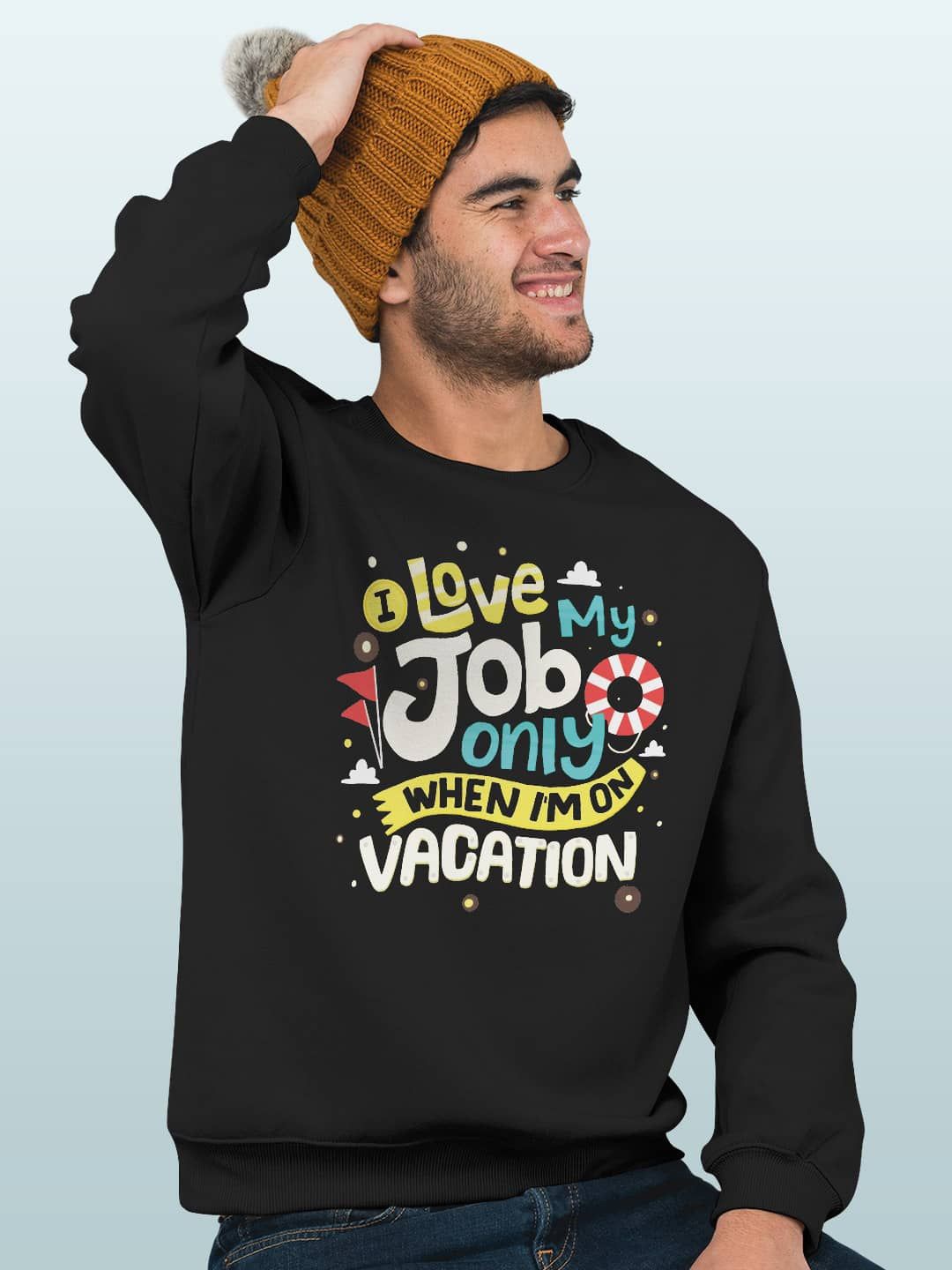 

macmerise Men Printed Sweatshirt, Black