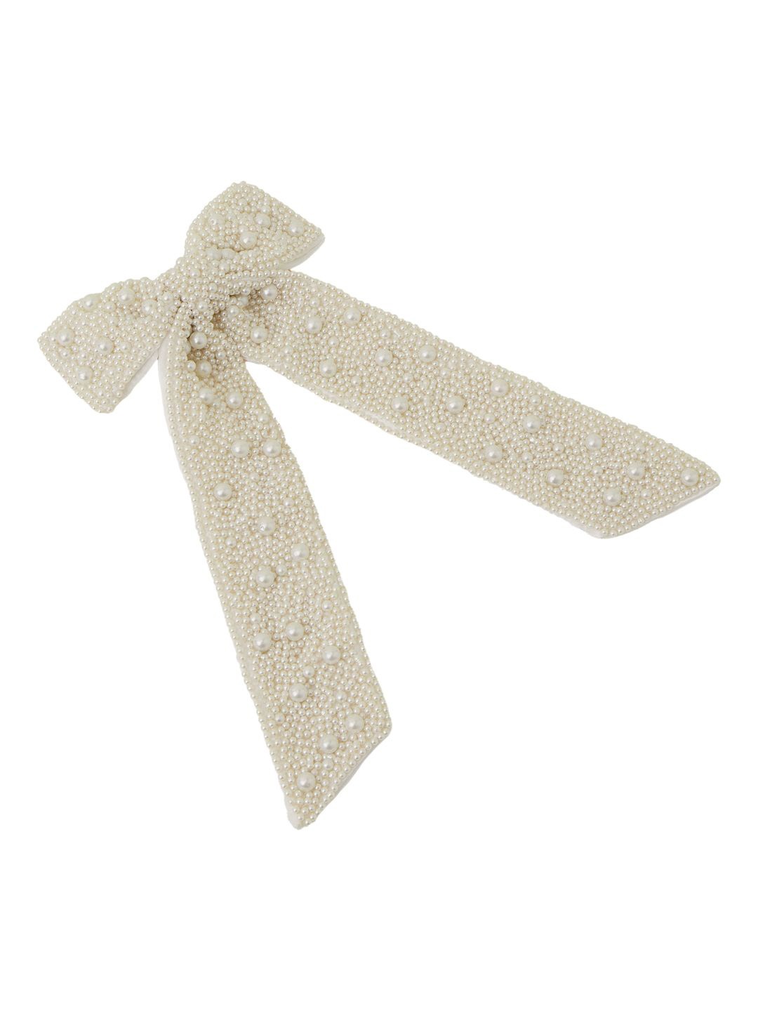 

Accessorize Women Beaded French Barrette, White