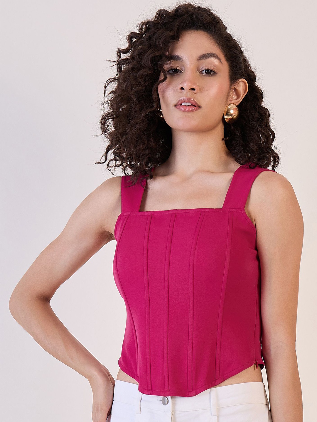 

PowerSutra Crop Top, Pink