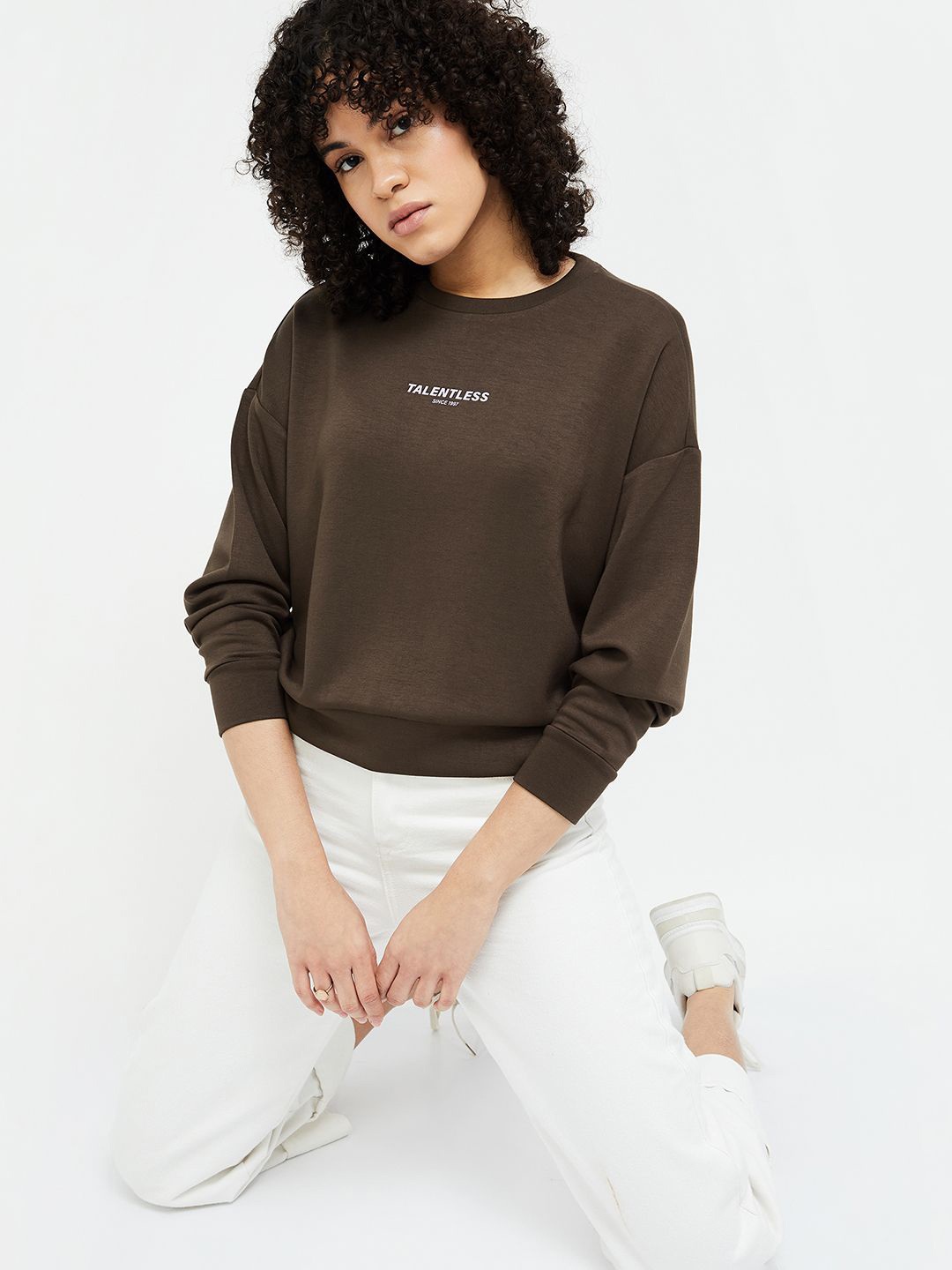 

Ginger by Lifestyle Women Sweatshirt, Brown