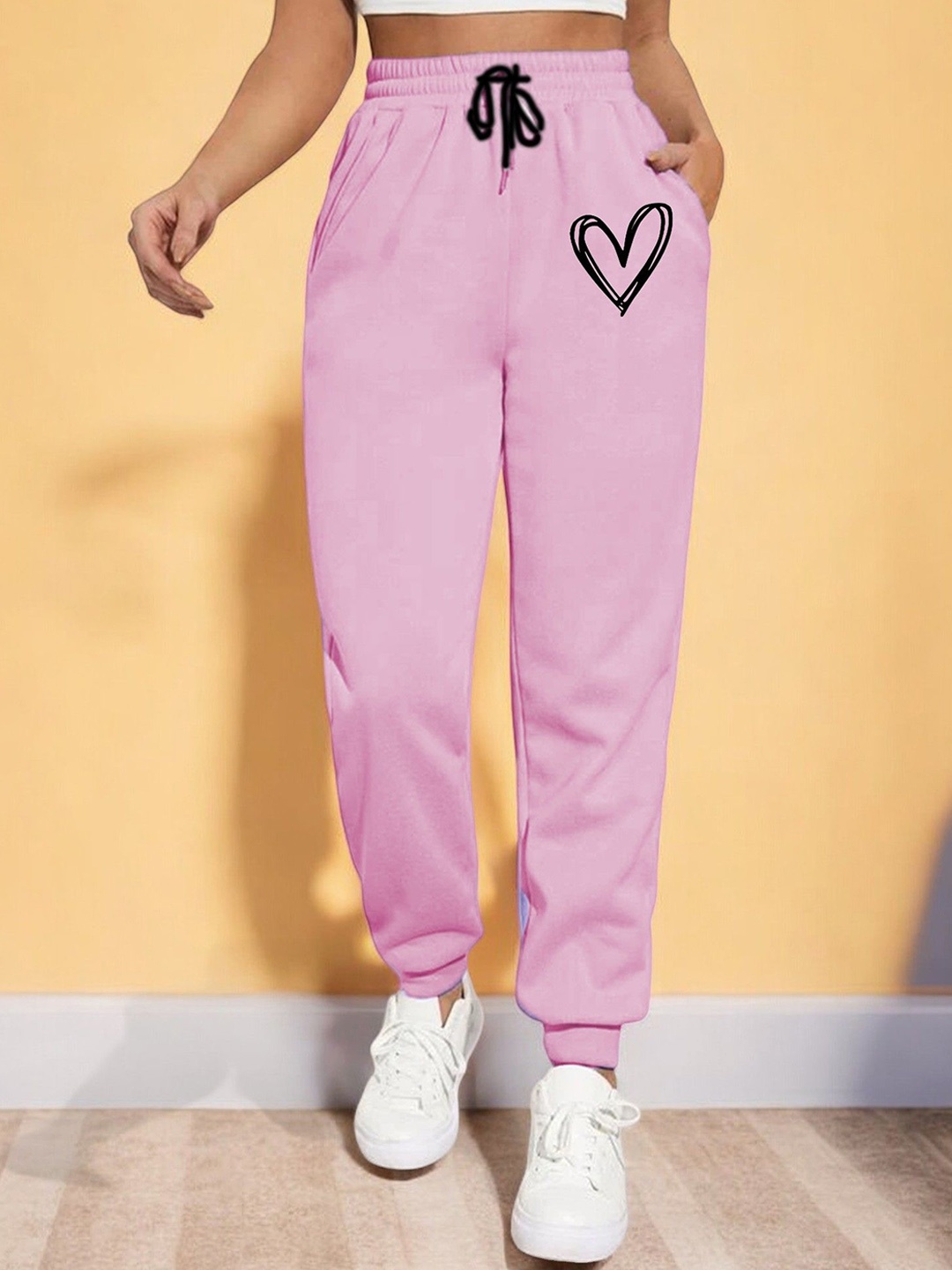 

TABADTOD Women Relaxed Joggers Trousers, Pink