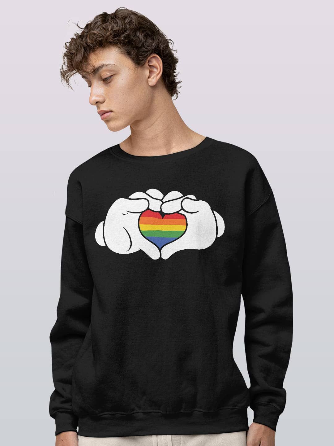 

macmerise Men Printed Sweatshirt, Black