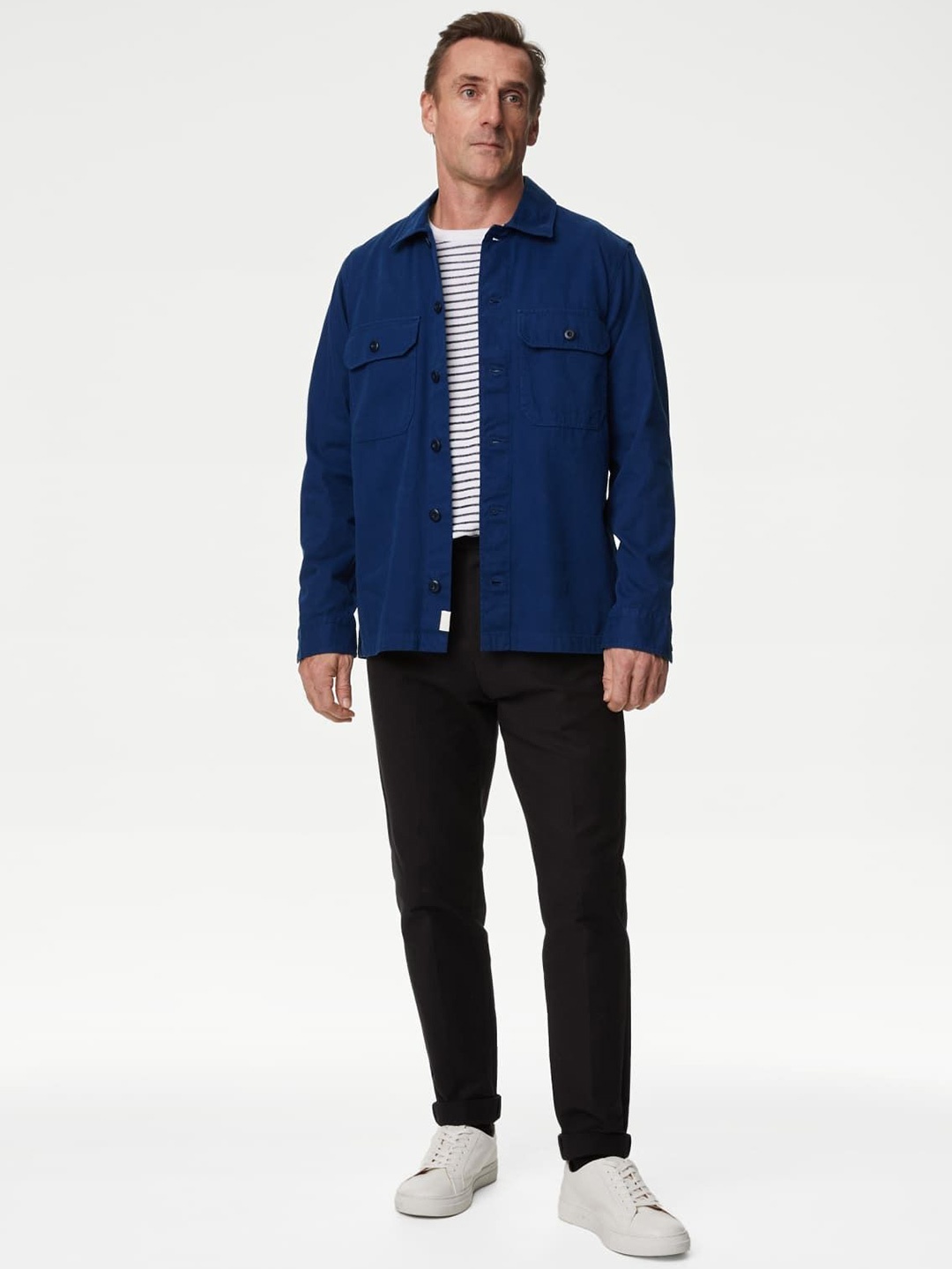 

Marks & Spencer Men Opaque Casual Shirt, Blue