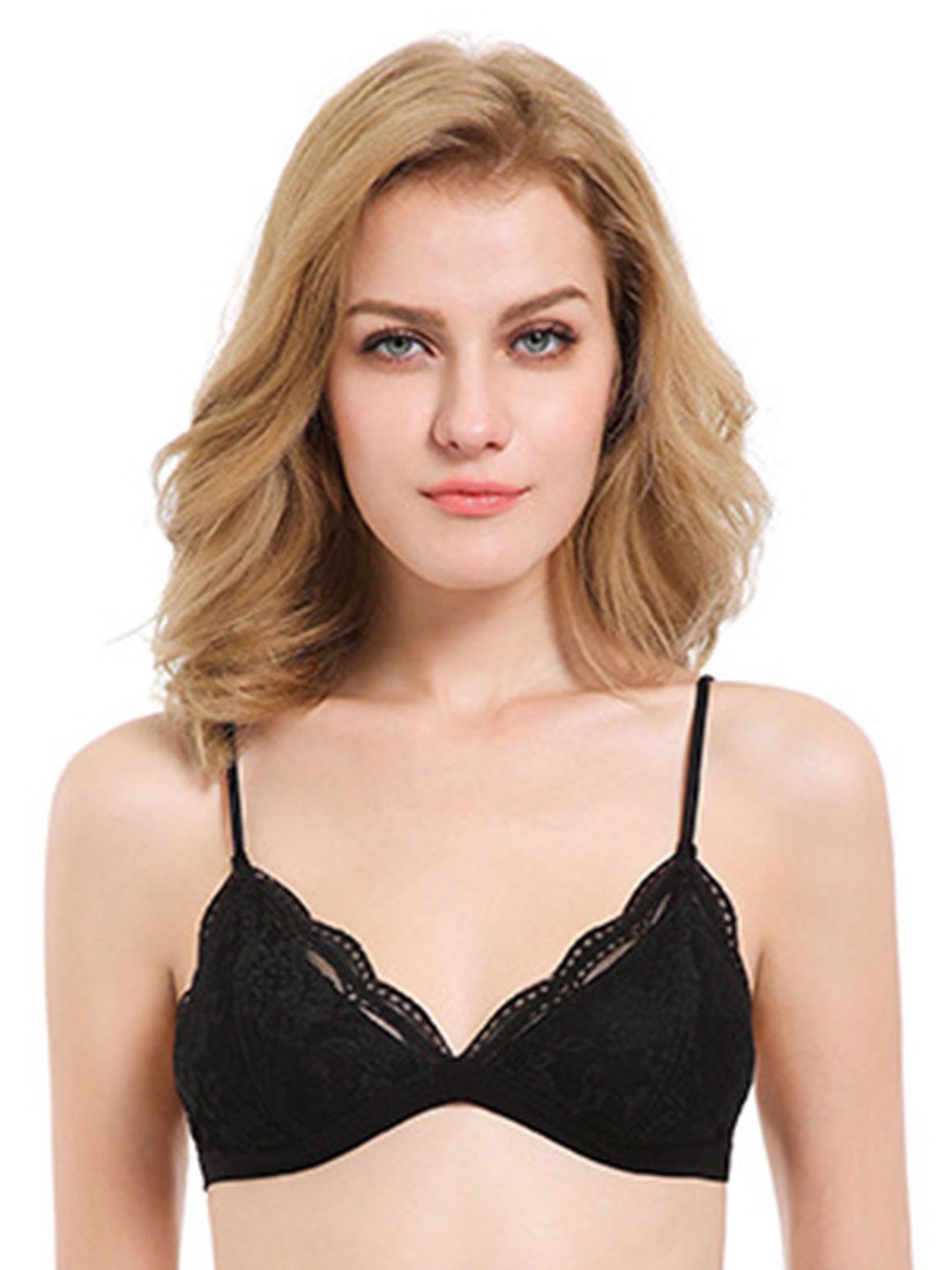 

LULU & SKY Medium Coverage Lightly Padded Everyday Bra, Black