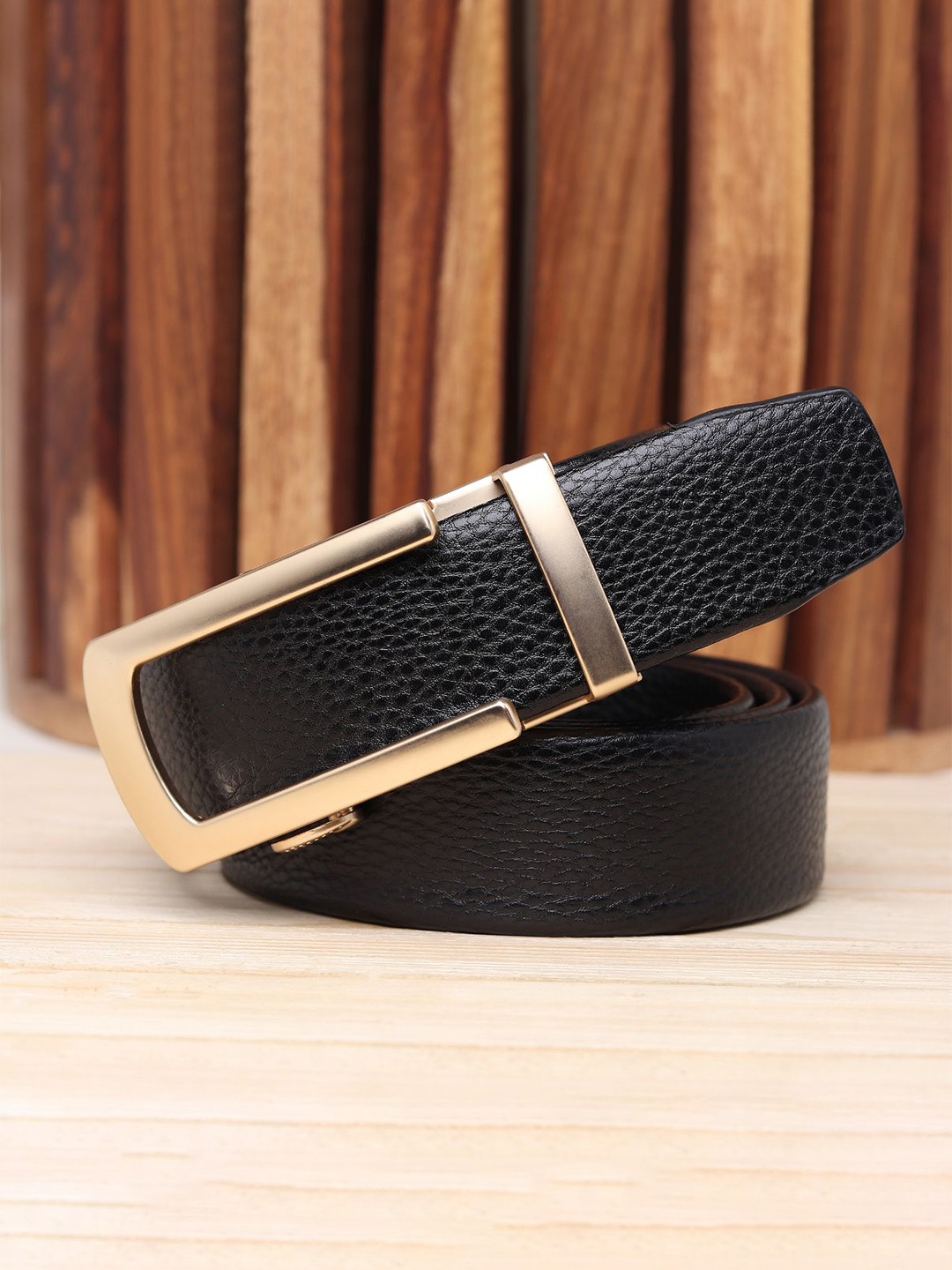 

WINSOME DEAL Men Belt, Black