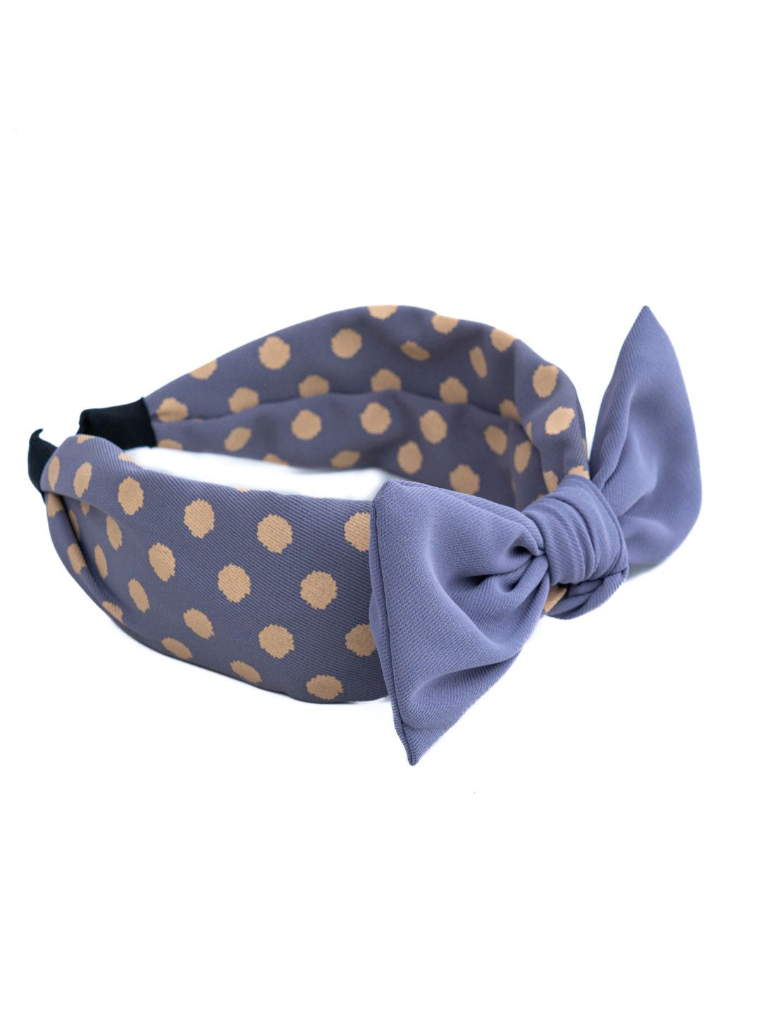 

One Friday Girls Polka Dot Hairband, Blue