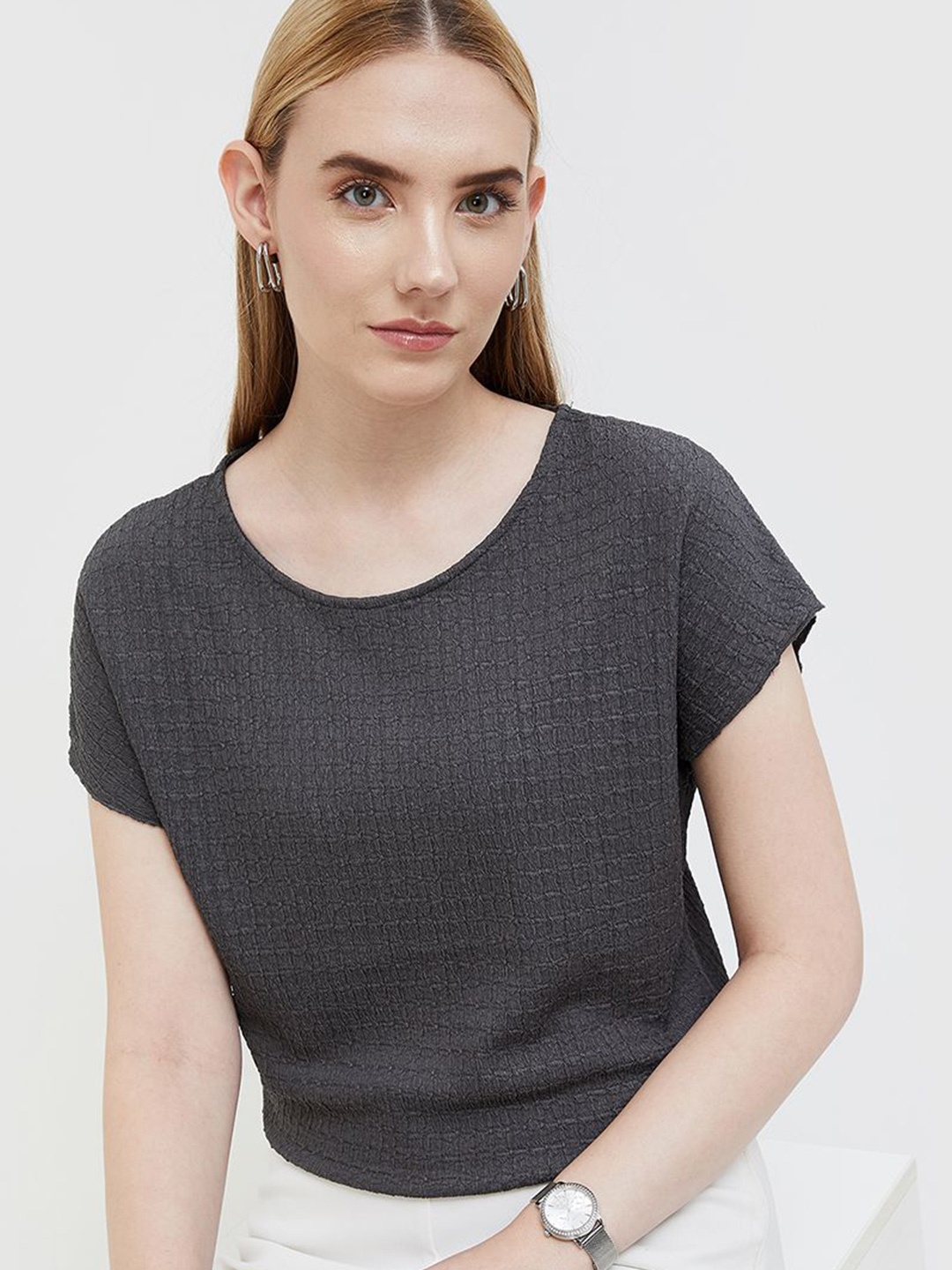 

CODE by Lifestyle Top, Grey