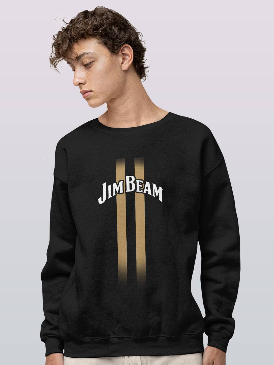 

macmerise Men Printed Sweatshirt, Black