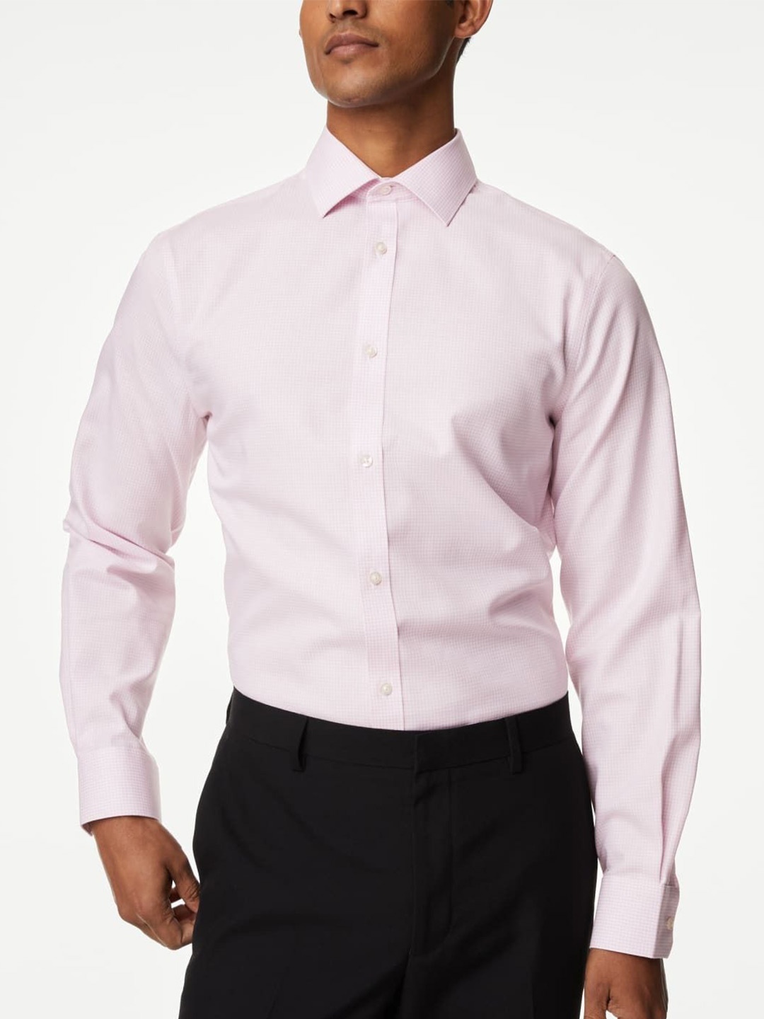 

Marks & Spencer Men Opaque Casual Shirt, Pink