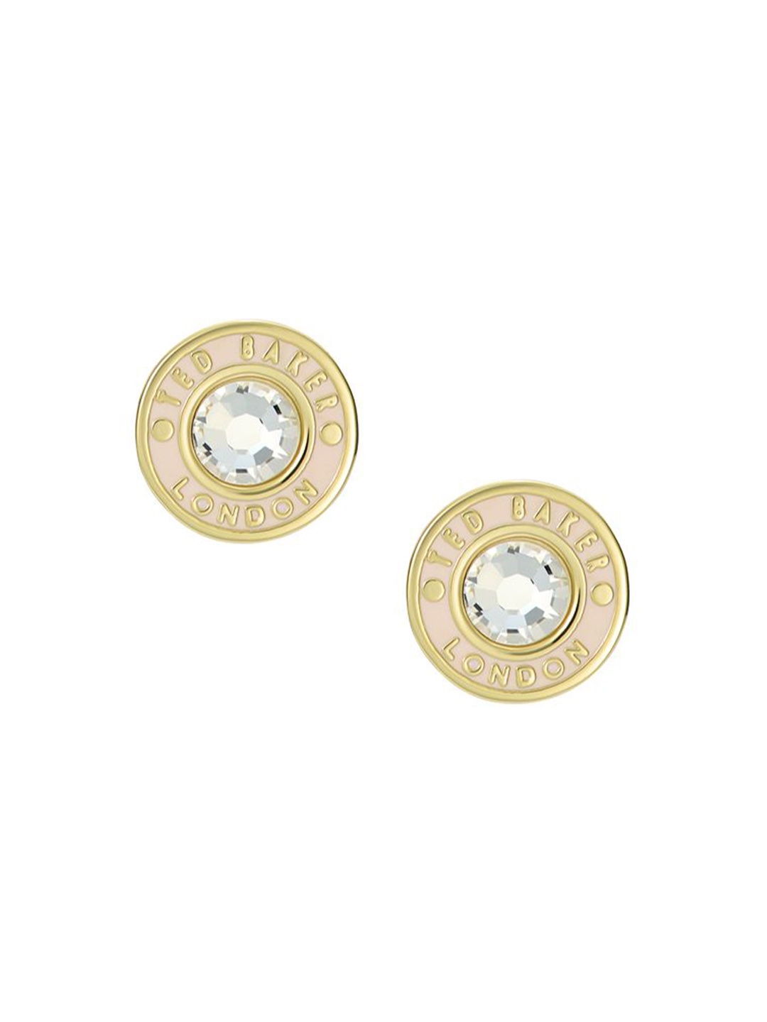 

Ted Baker Cherelle Crystal Button Gold-Plated Crystals Studded Circular Studs
