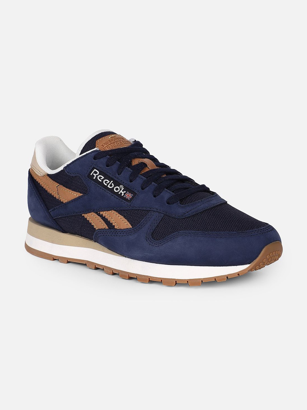 

Reebok Unisex Lace-Ups Leather Classics Shoes, Navy blue