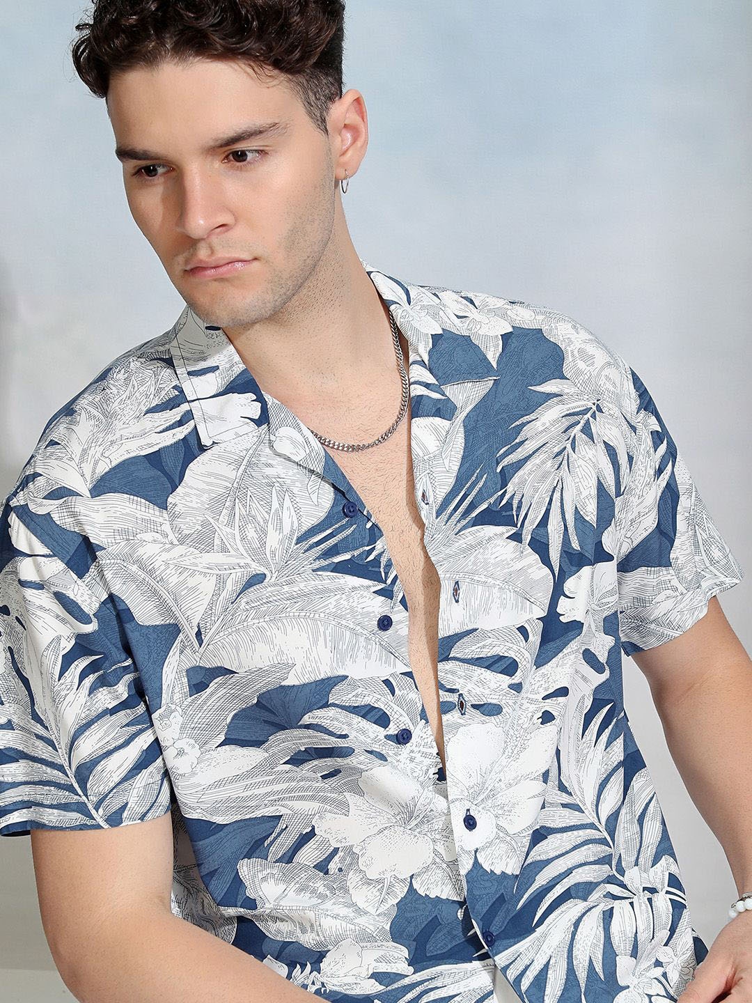 

KETCH Men Relaxed Fit Printed Casual Shirt, Blue