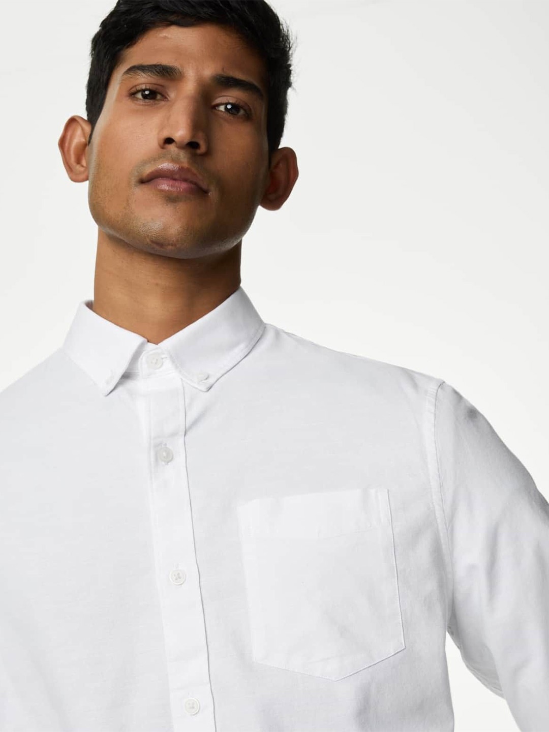 

Marks & Spencer Men Opaque Casual Shirt, White