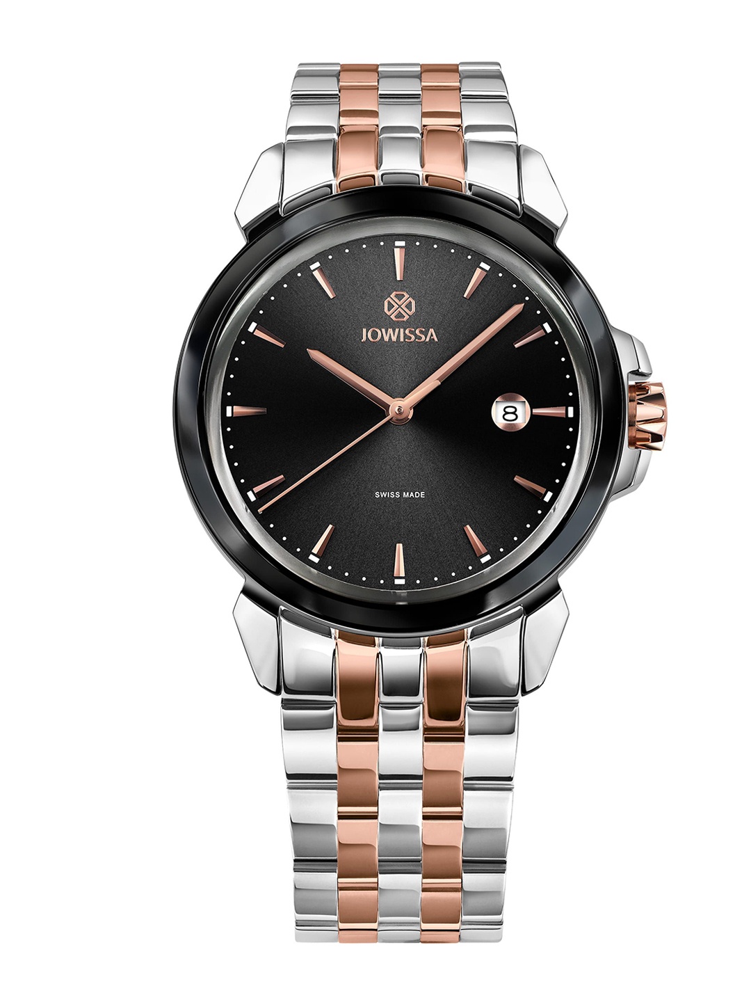 

JOWISSA Men Swiss Made LeWy 3 Quartz Dial Analog Watch J4.252.L, Silver