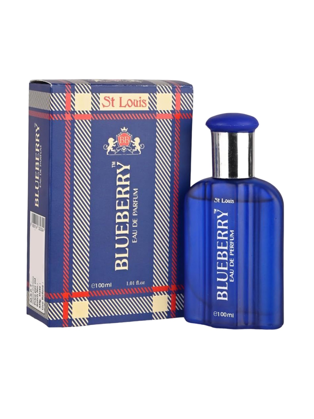 

St Louis BlueBerry Long Lasting Eau de Parfum 100 ml, Blue