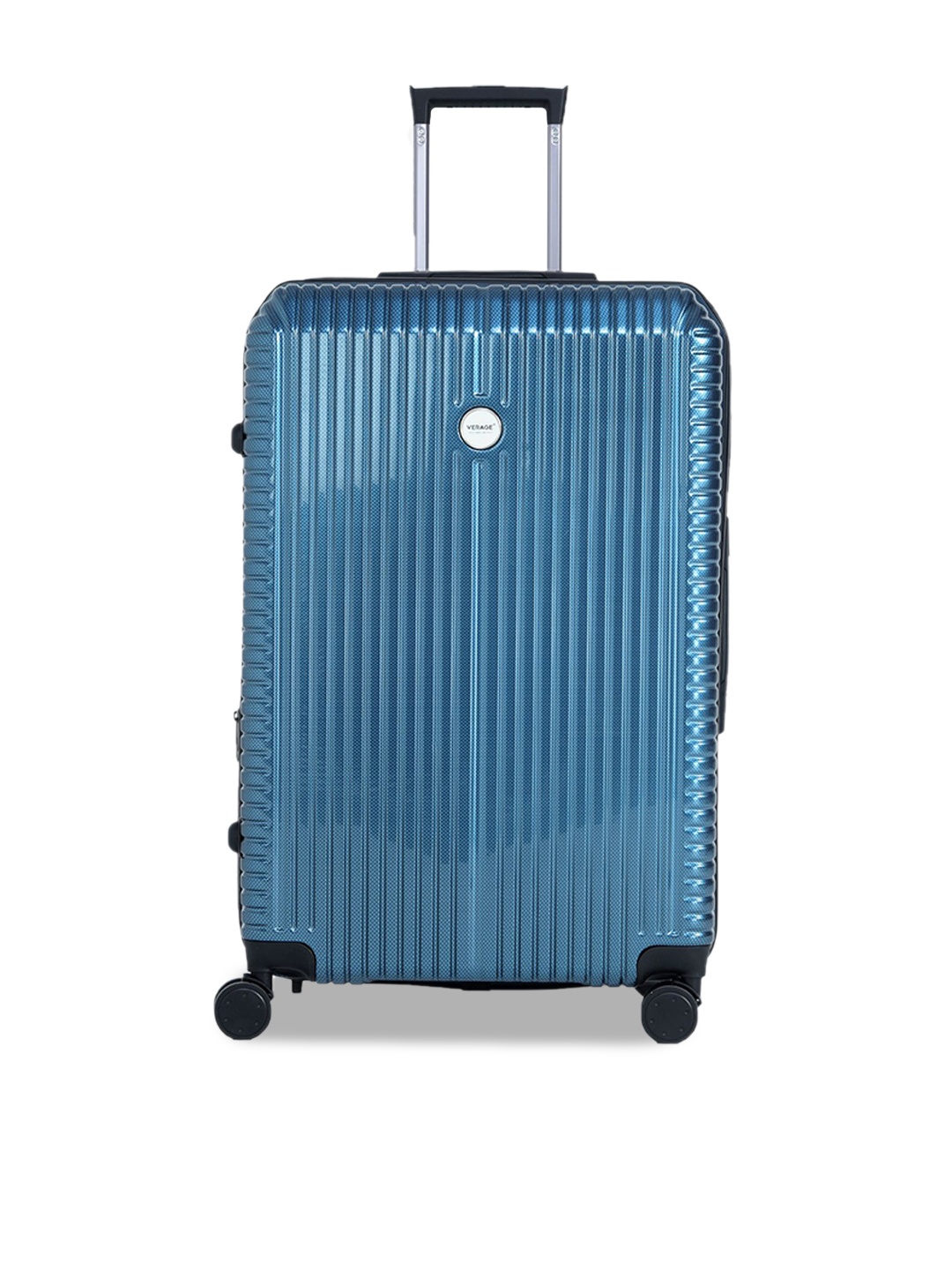 

VERAGE Echo Textured Hard Suitcase Trolley Bag, Blue