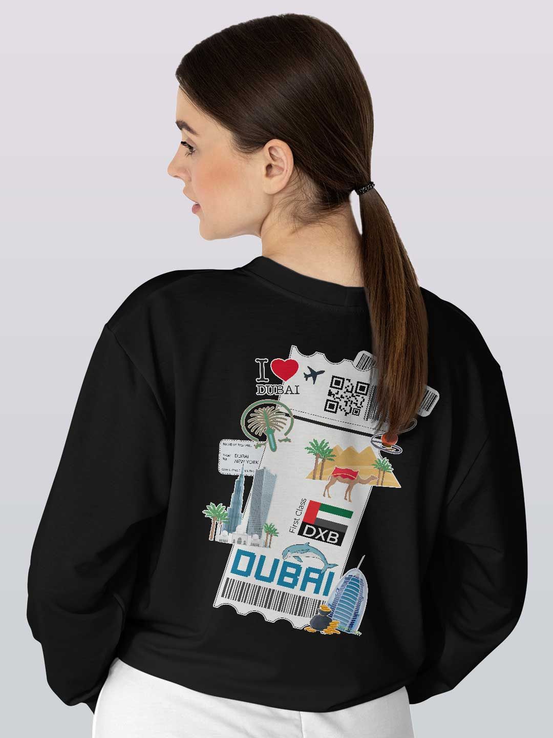 

macmerise Men Printed Sweatshirt, Black