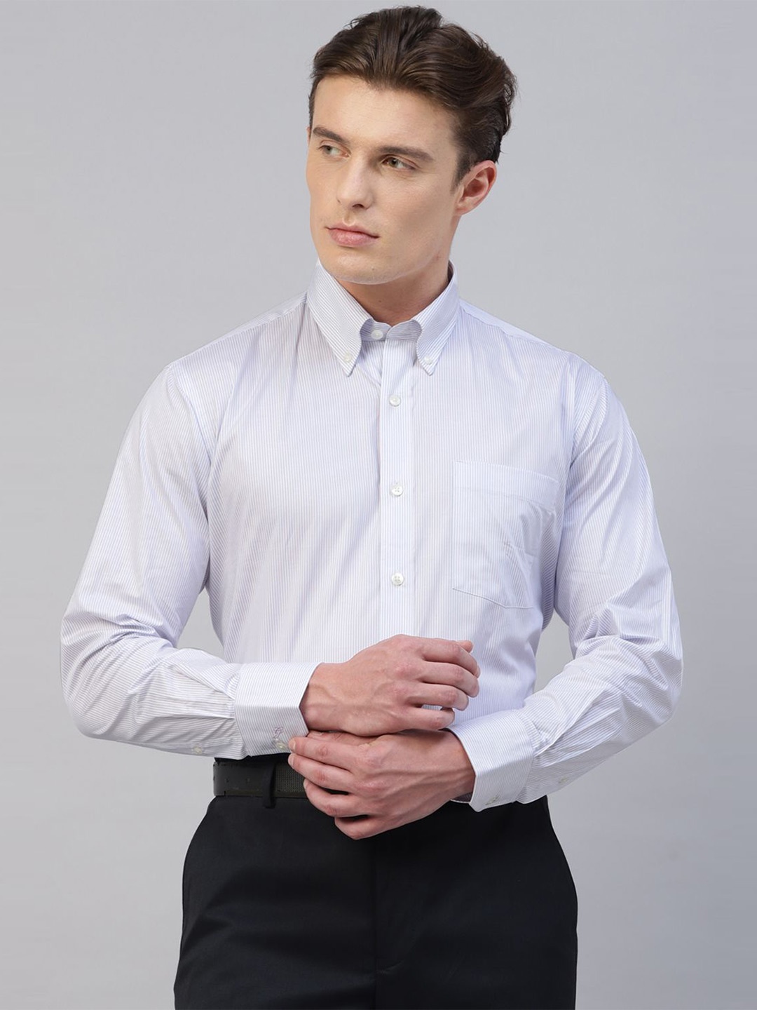 

Givo Men Opaque Formal Shirt, Mauve