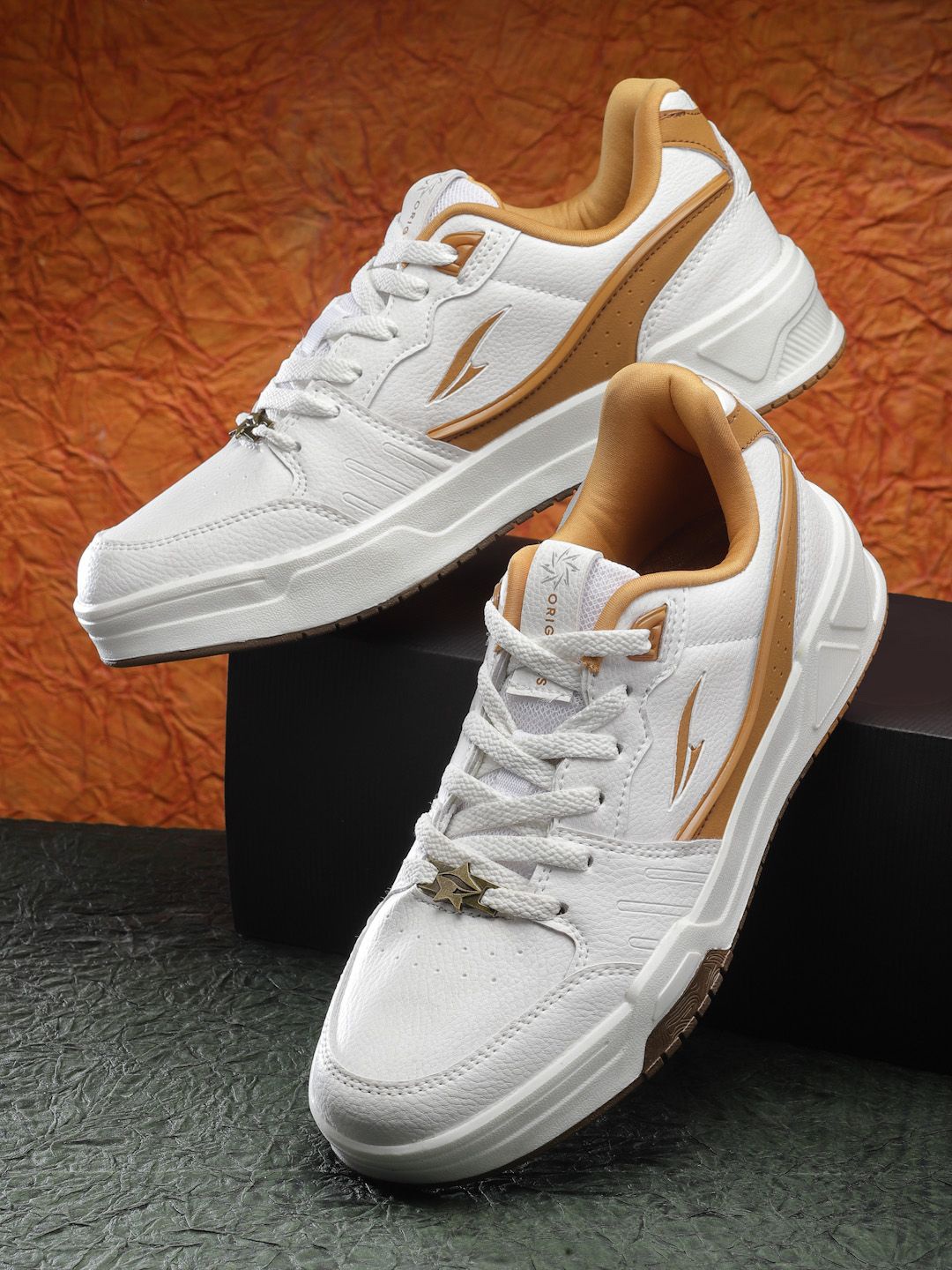

ASIAN URBAN-02N Men Colourblocked Lace-Ups Sneakers, White