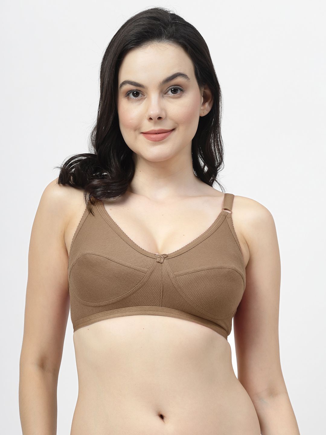 

SHYAM SONS FLAIR Non Padded Full Coverage Bra, Brown