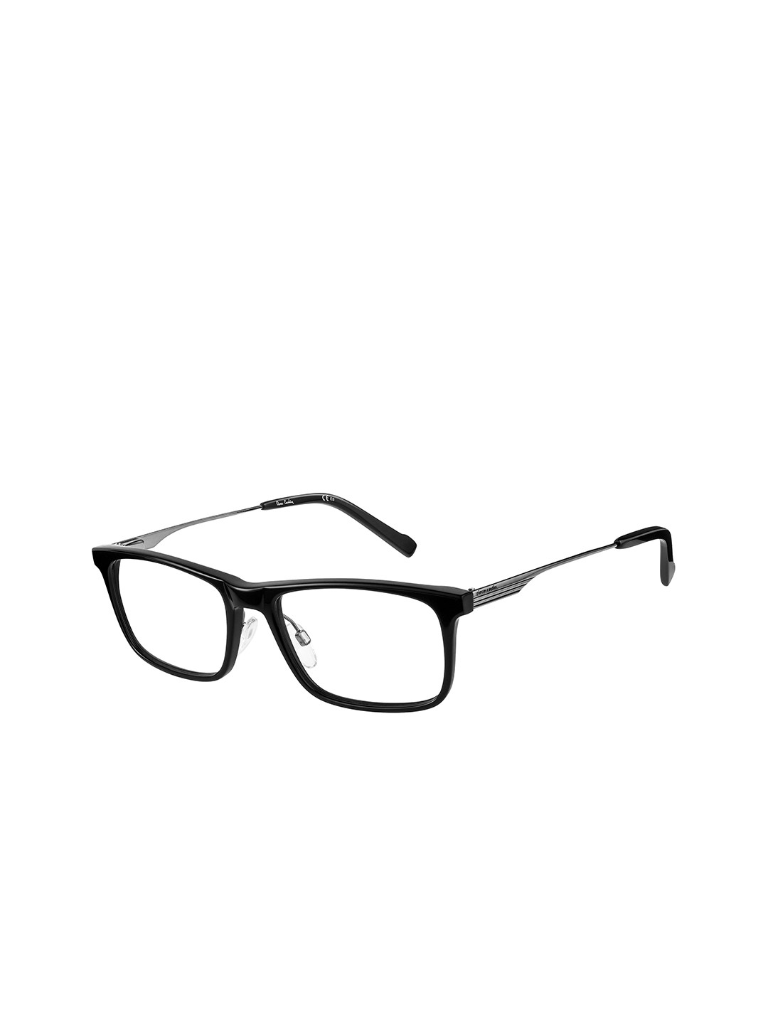 

pierre cardin Men Rimless Square Frames, Black