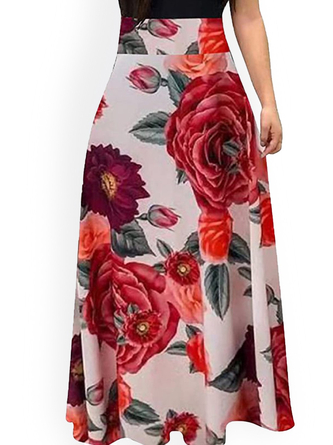 

StyleCast Women Floral Printed A-Line Maxi Skirt, Purple