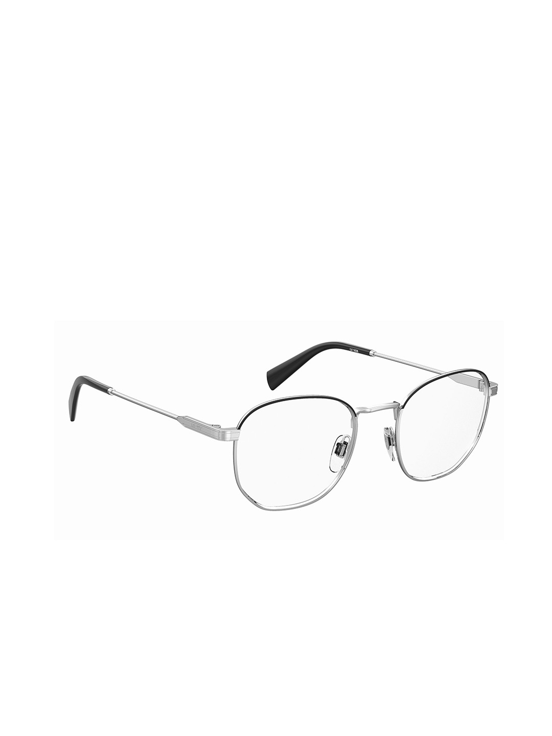 

Levis Unisex Rimless Round Frames, Silver