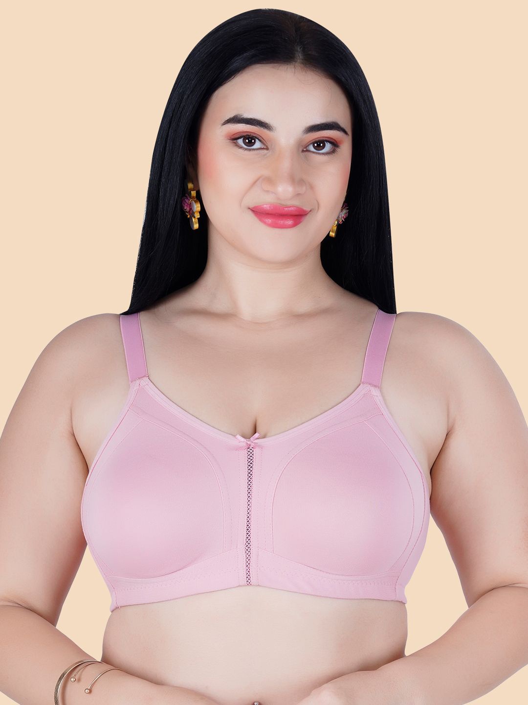 

Tweens Cotton Non Padded Full Coverage Minimizer Bra, Purple