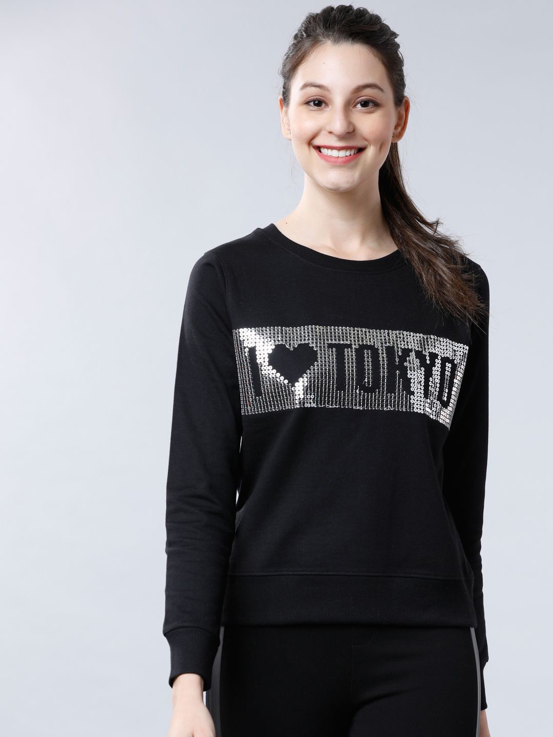 

Tokyo Talkies Women Sweatshirt, Black