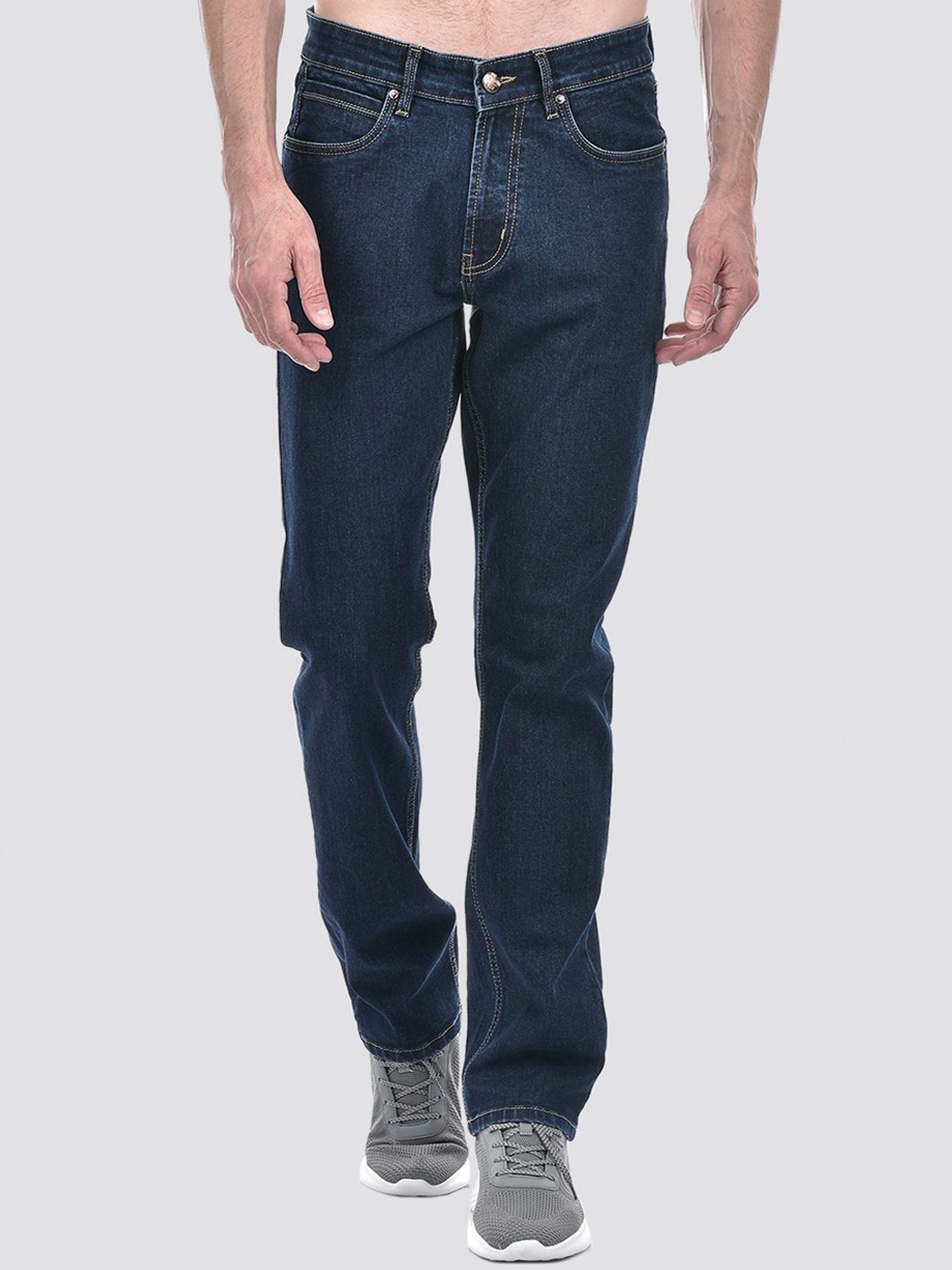 

Numero Uno Men Straight Fit Stretchable Jeans, Blue