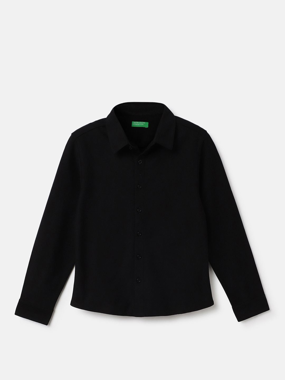 

United Colors of Benetton Boys Opaque Casual Shirt, Black