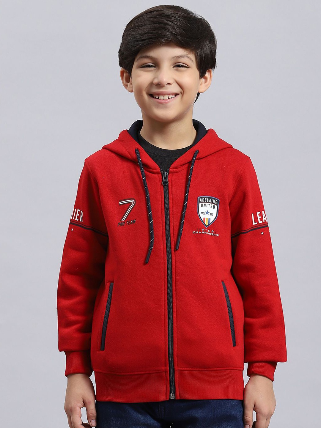 

Monte Carlo Boys Hooded Sweatshirt, Red