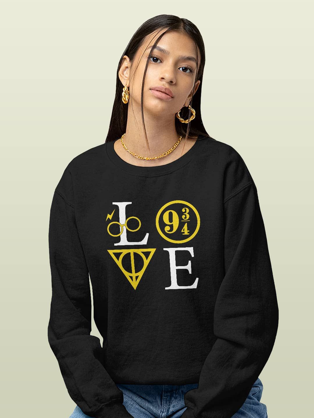 

macmerise Men Printed Sweatshirt, Black