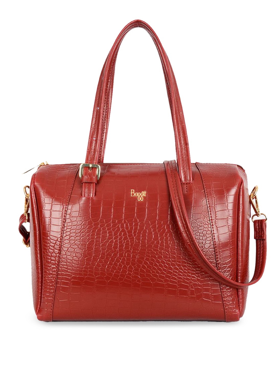 

Baggit Animal Textured PU Structured Shoulder Bag, Red