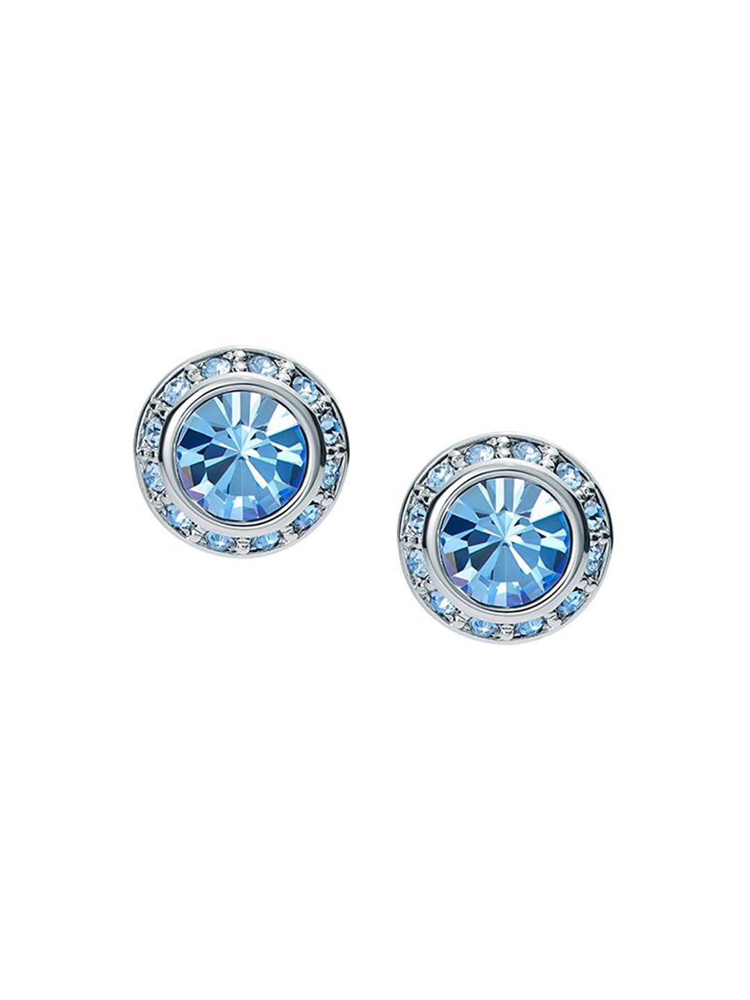 

Ted Baker Soletia Solitaire Sparkle Silver-Plated Crystal Studs Earri gs