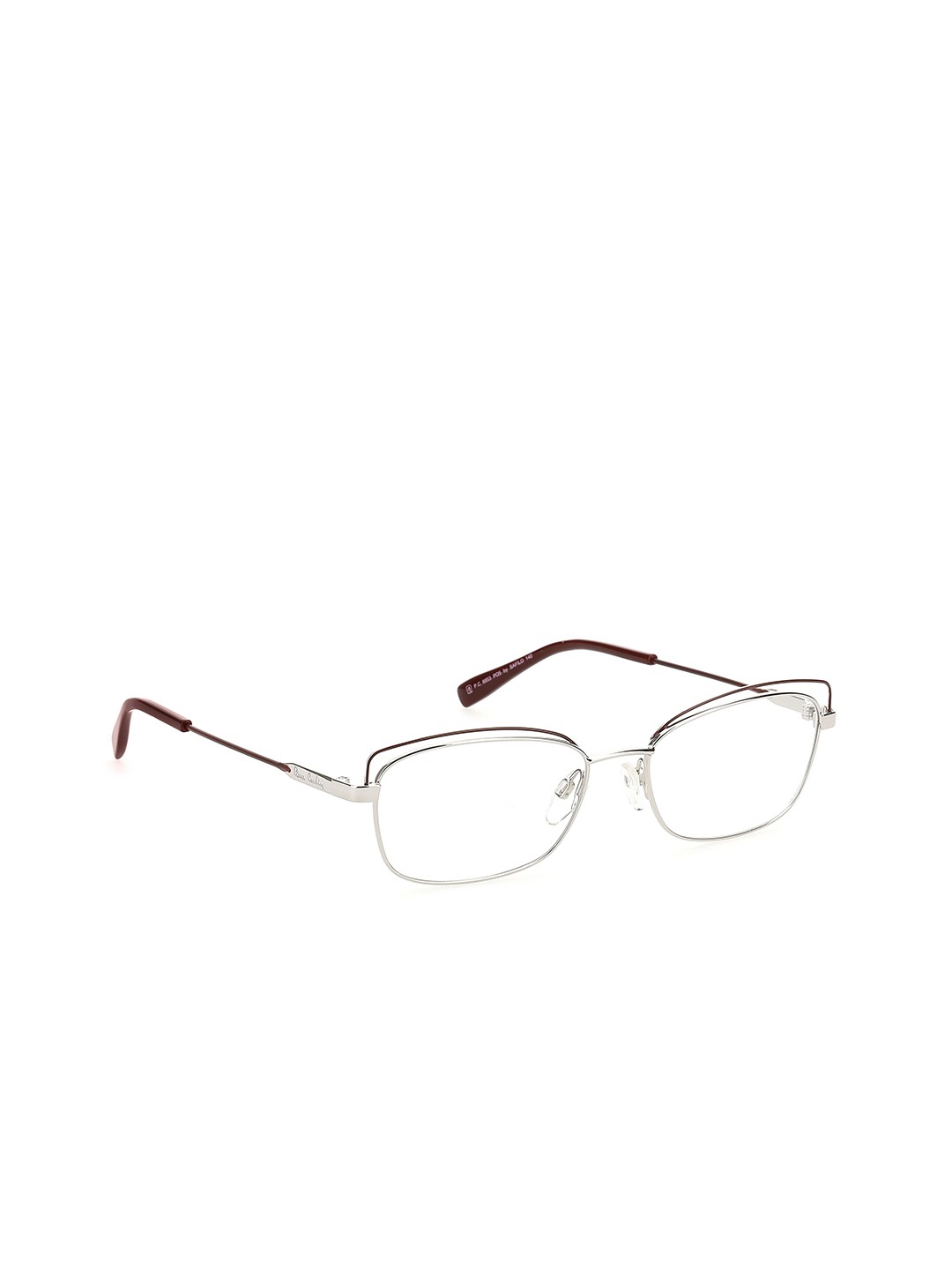 

pierre cardin Women Full Rim Square Frames, Burgundy