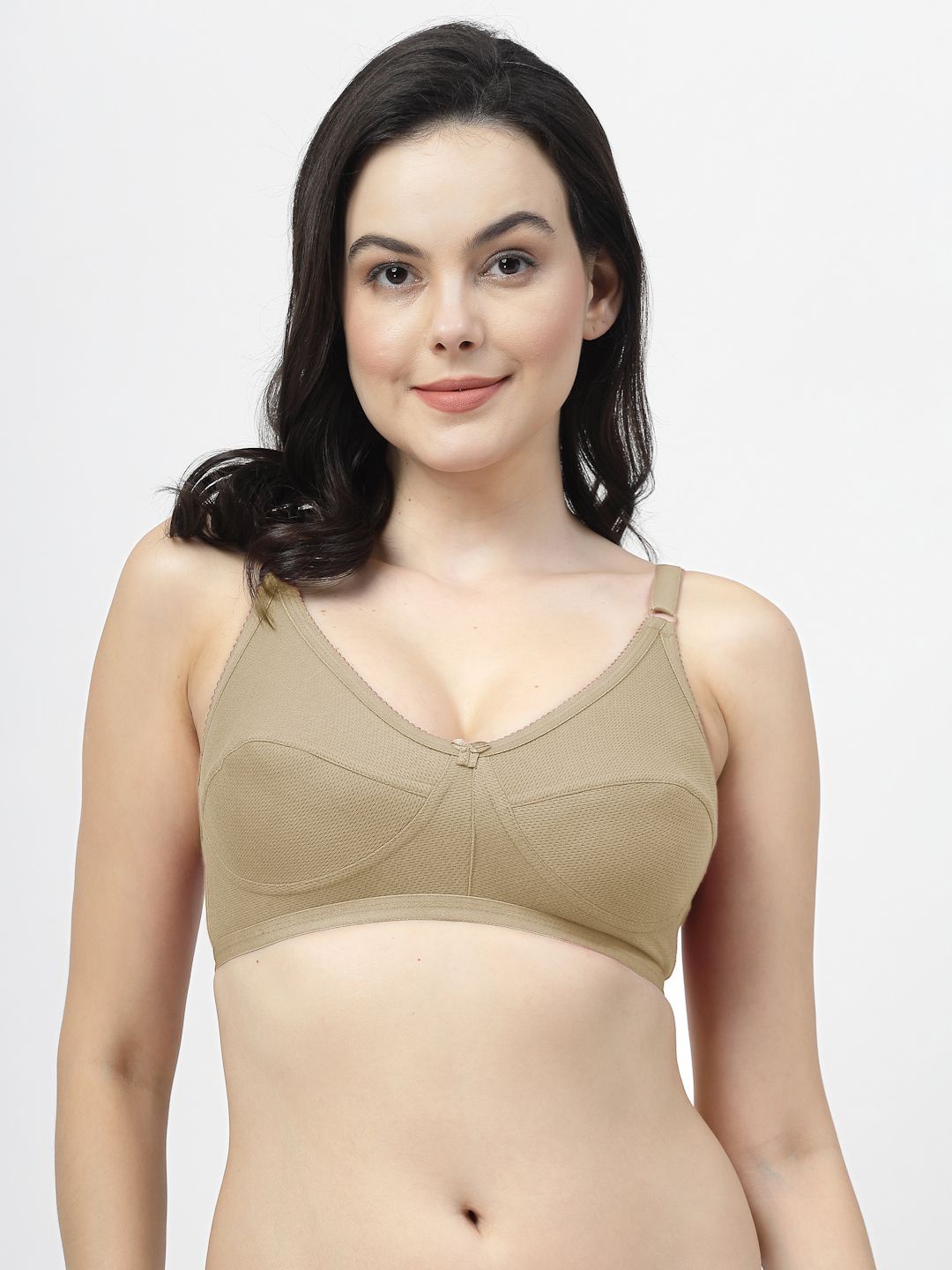 

SHYAM SONS FLAIR Non Padded Full Coverage Bra, Beige