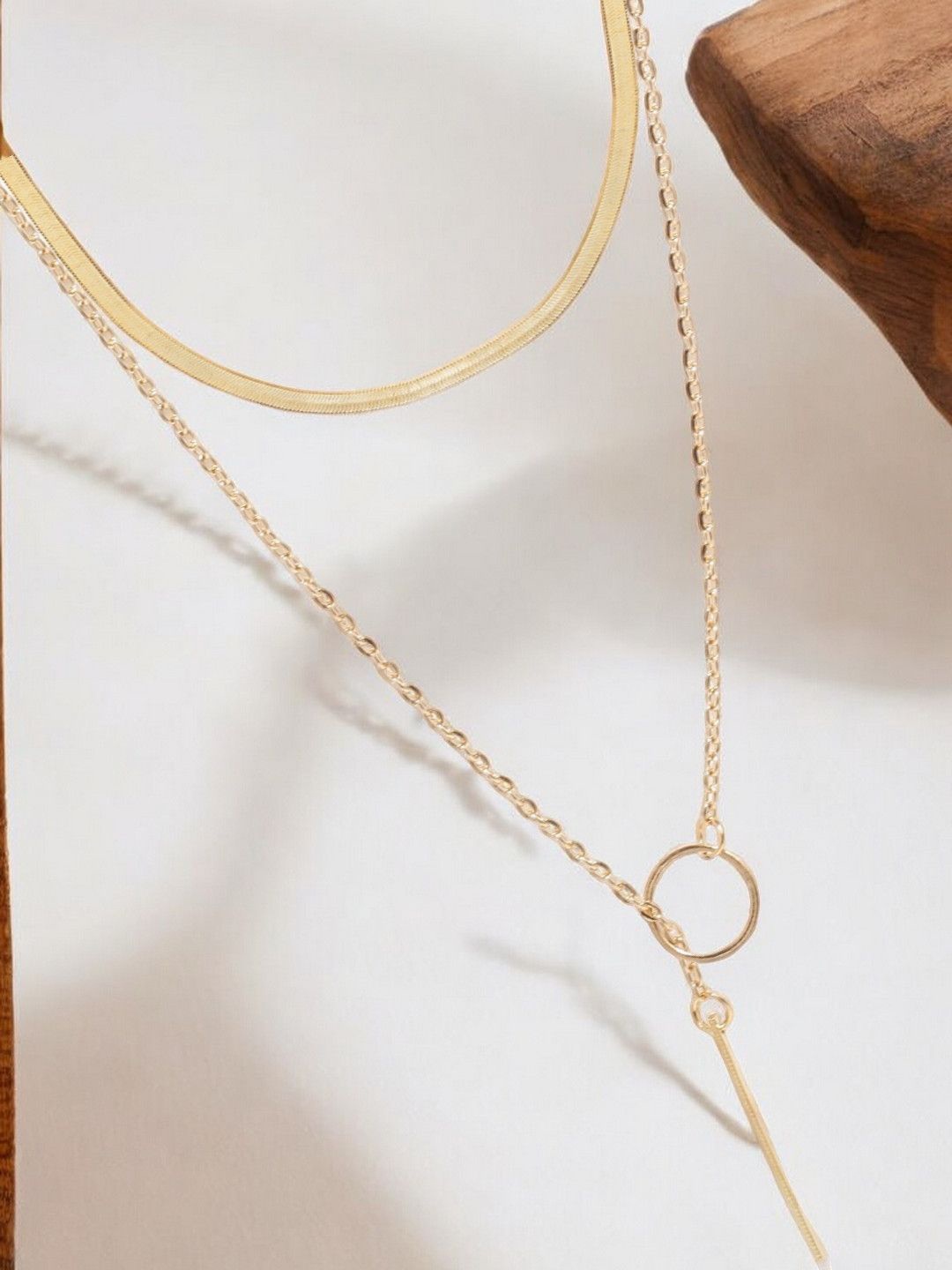 

fabula Set of 2 Necklace, Gold
