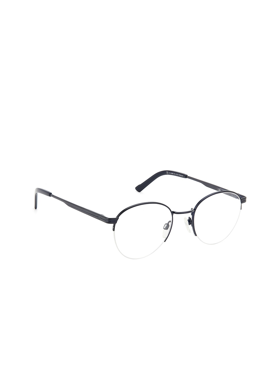 

pierre cardin Men Rimless Aviator Frames, Blue